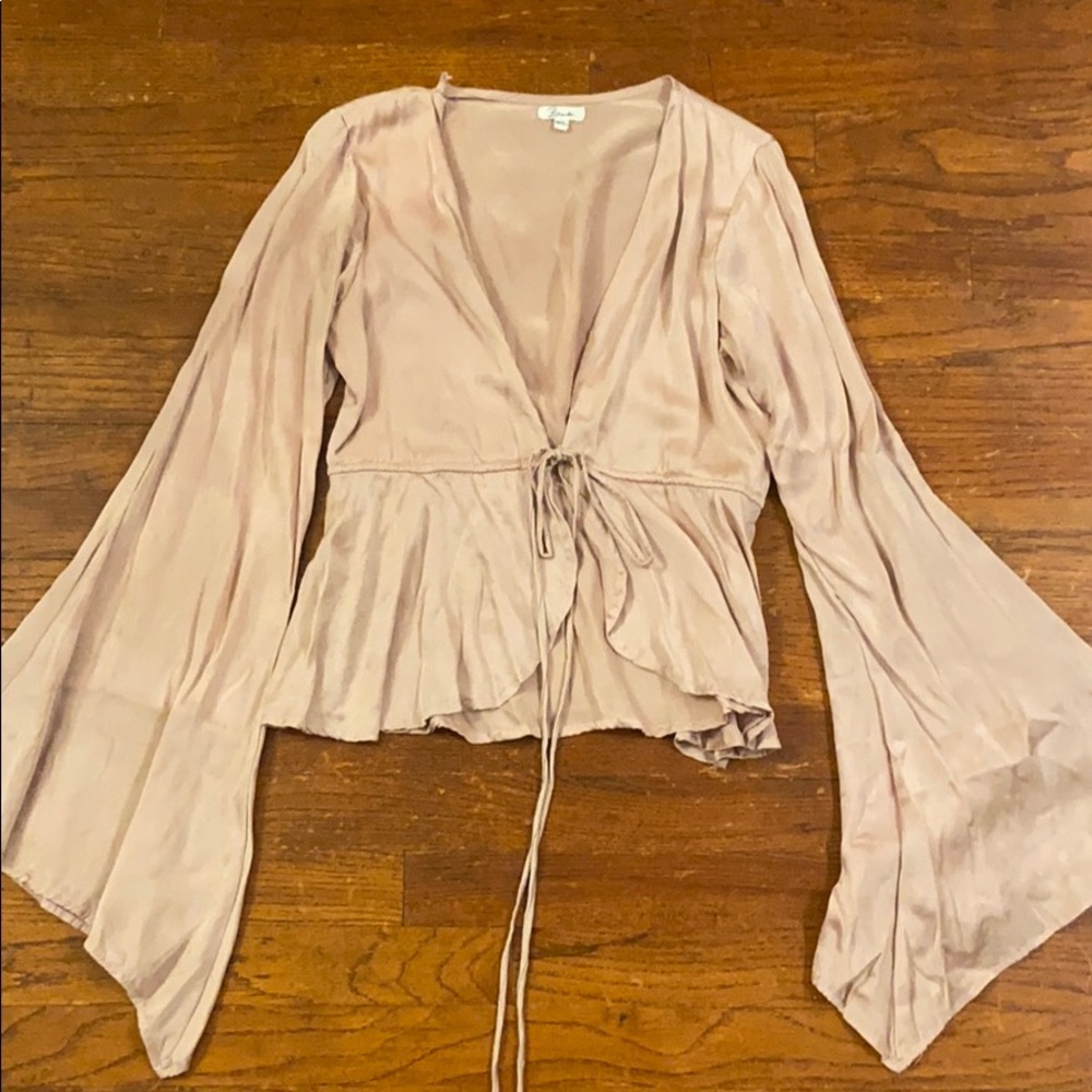 Satin Tie Top